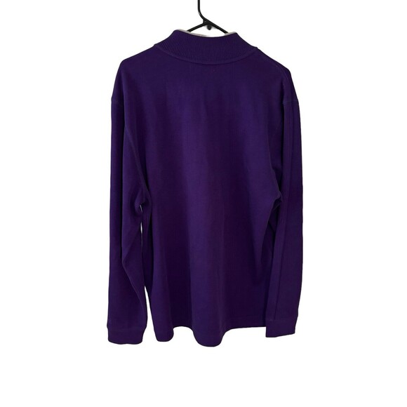 Cutter & Buck Men's Fulltime Pima Snap Placket Overknit Minnesota Vikings Size L - Picture 3 of 8